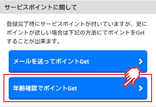 メルパラ年齢確認画面